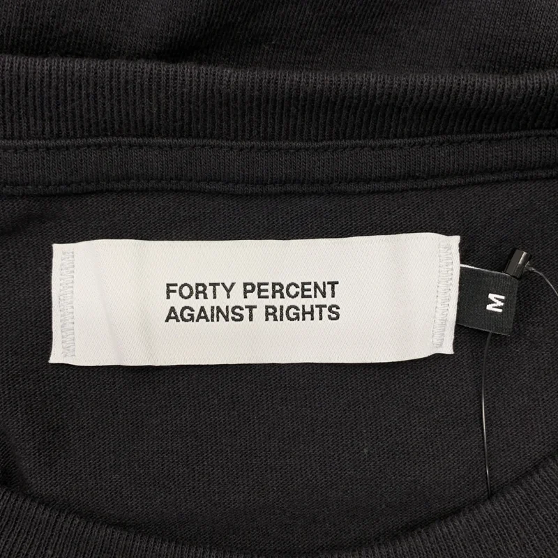 FORTY PERCENTS AGAINST RIGHTS / フォーティーパーセントアゲインストライツ | ロゴ Tシャツ カットソー | M | メンズ
