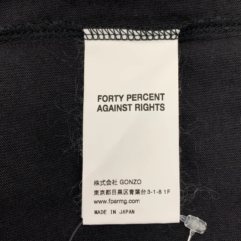 FORTY PERCENTS AGAINST RIGHTS / フォーティーパーセントアゲインストライツ | ロゴ Tシャツ カットソー | M | メンズ