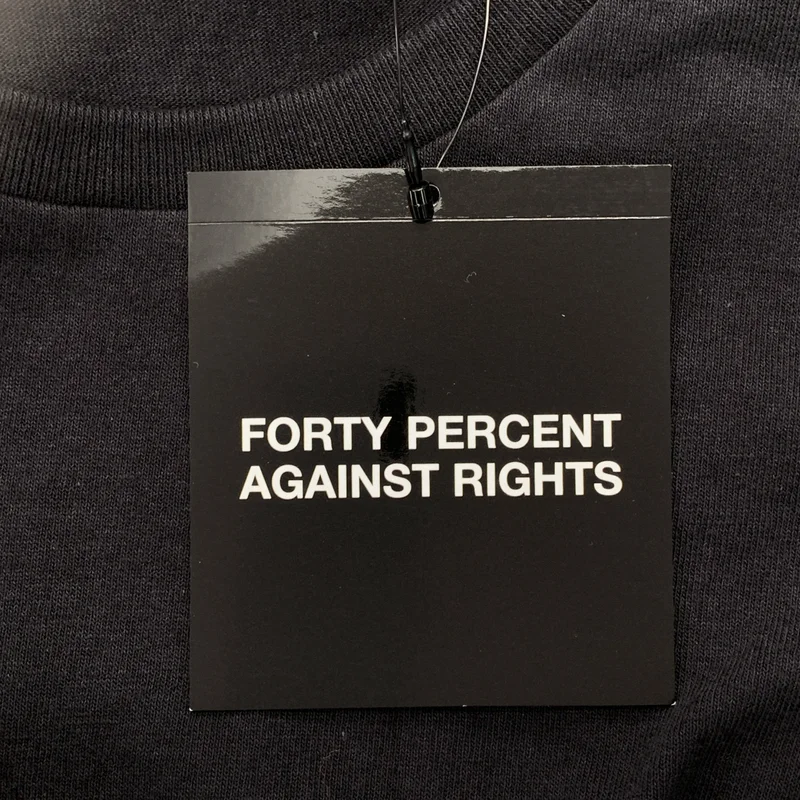 FORTY PERCENTS AGAINST RIGHTS / フォーティーパーセントアゲインストライツ | ロゴ Tシャツ カットソー | M | メンズ