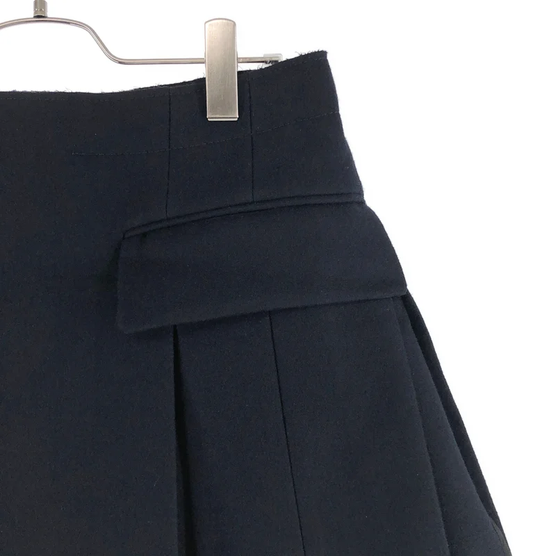 sacai / サカイ | 2023AW | Wool Melton Shorts レイヤード ショーツ スカート | 2 | レディース