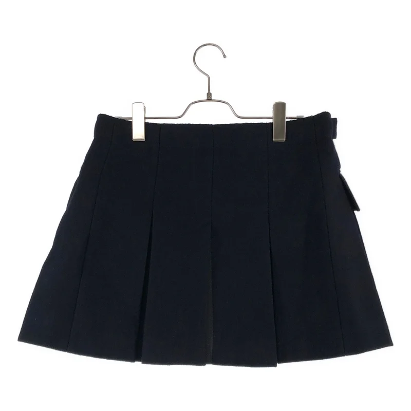 sacai / サカイ | 2023AW | Wool Melton Shorts レイヤード ショーツ スカート | 2 | レディース