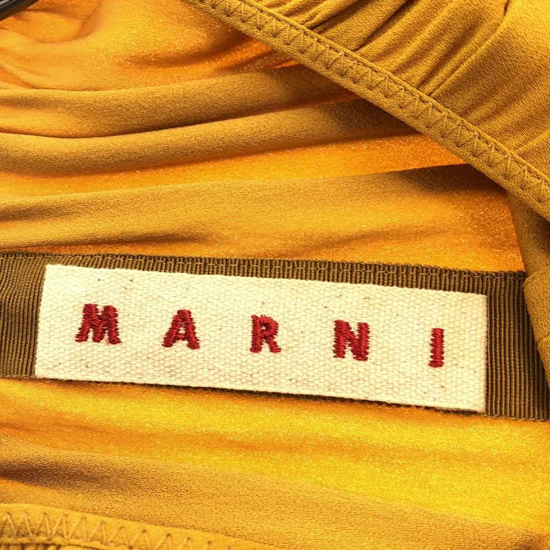 MARNI / マルニ | 2019SS | レーヨン ギャザー ワンピース | 42 | レディース