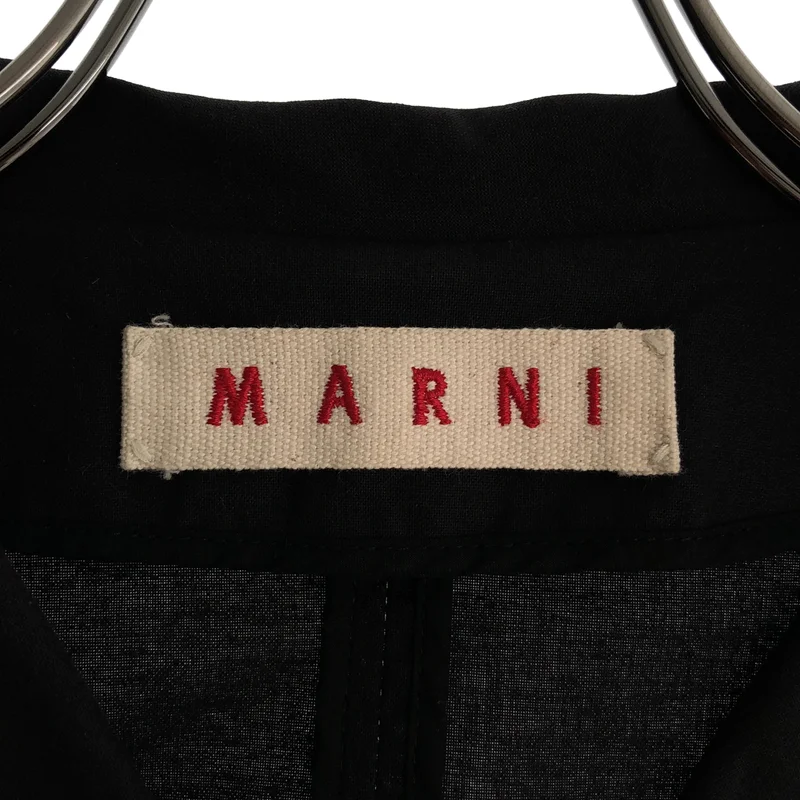 MARNI / マルニ | コットン 3B 比翼 テーラードジャケット | 38 | レディース