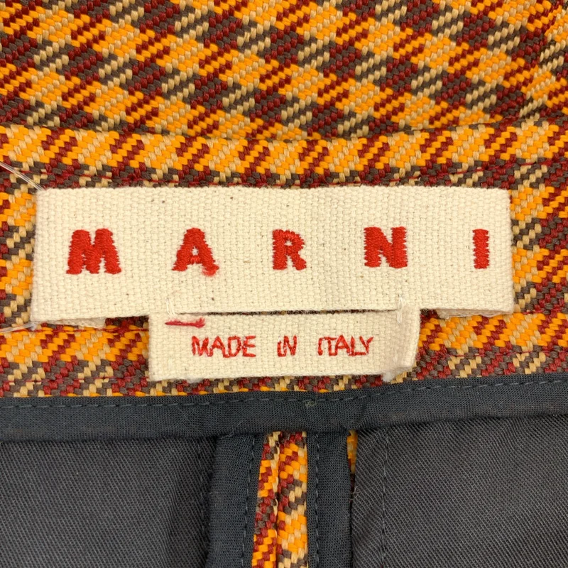 MARNI / マルニ | 2023AW | チェック サイドライン フレアパンツ | 36 | レディース