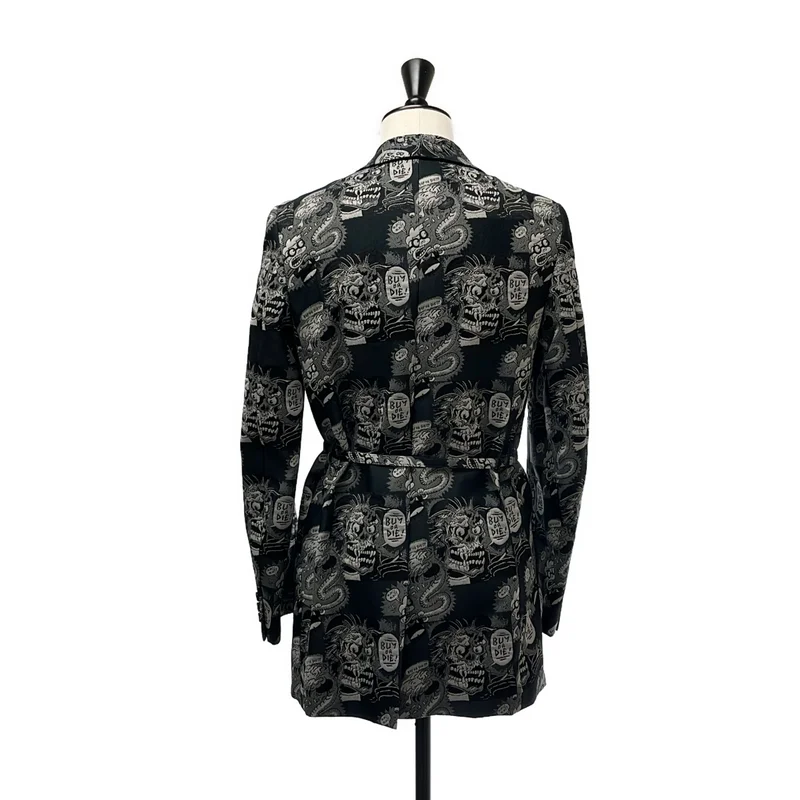 COMME des GARCONS HOMME PLUS / コムデギャルソンオムプリュス | 2019AW | コミック ジャガード ガウンジャケット | S | メンズ