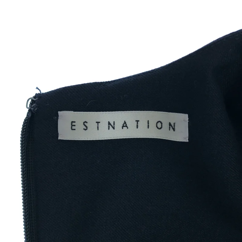 ESTNATION / エストネーション | 2024AW | ウエストツイストロングスリーブワンピース | 42-109-11-116034 | レディース