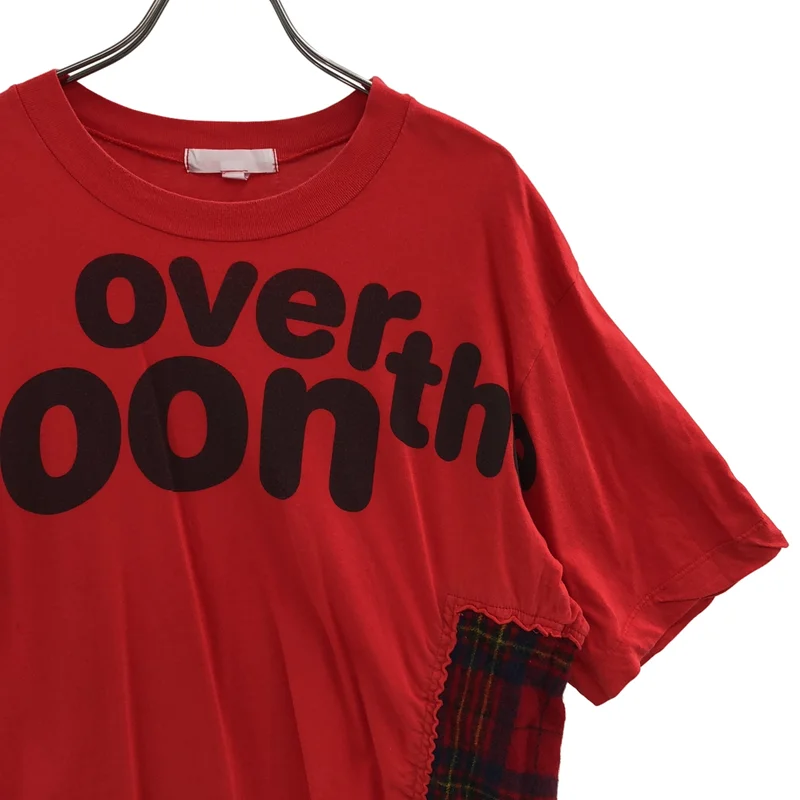COMME des GARCONS Parfums / コムデギャルソンパルファム | 2017AW | チェック切替 プリントTシャツ OT-T022 |