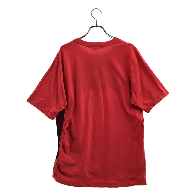 COMME des GARCONS Parfums / コムデギャルソンパルファム | 2017AW | チェック切替 プリントTシャツ OT-T022 |