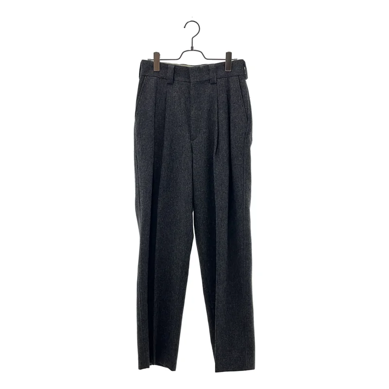 Shinzone / シンゾーン | 2024AW | WOOL FLANNEL TOMBOY PANTS / ウール 2タック パンツ | 36 | レディース