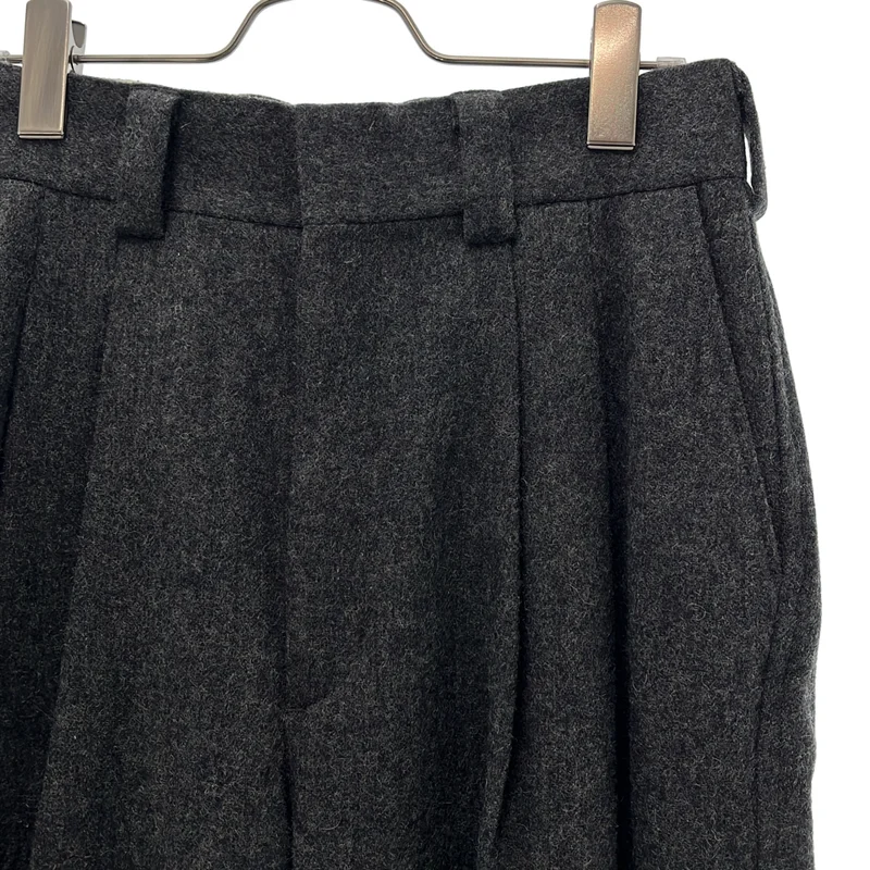 Shinzone / シンゾーン | 2024AW | WOOL FLANNEL TOMBOY PANTS / ウール 2タック パンツ | 36 | レディース