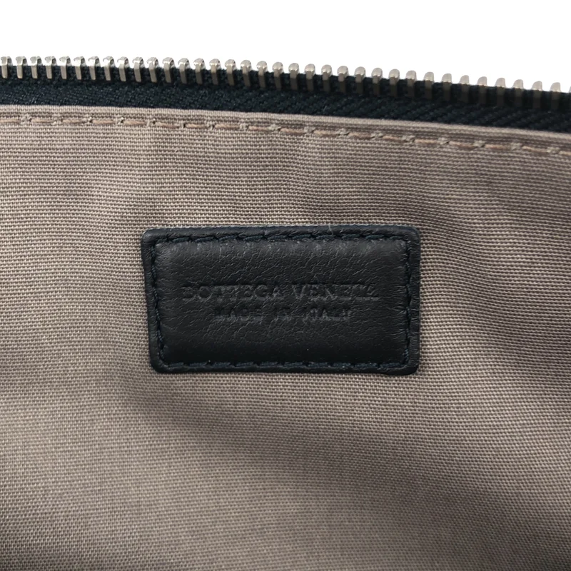 BOTTEGA VENETA / ボッテガヴェネタ | イントレチャート レザー クラッチバッグ |