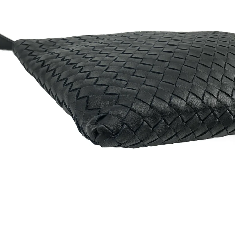 BOTTEGA VENETA / ボッテガヴェネタ | イントレチャート レザー クラッチバッグ |