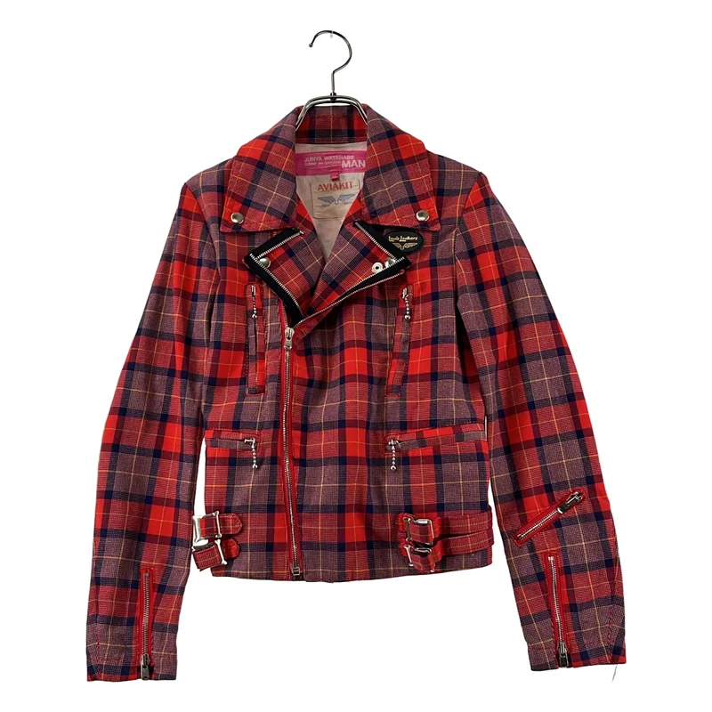 JUNYA WATANABE MAN PINK / ジュンヤワタナベマンピンク | 2022SS | Lewis Leathers / ルイスレザー ダブルライダースジャケット | M | レディース