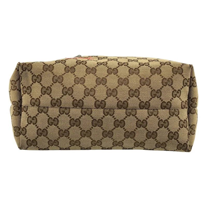 GUCCI / グッチ | GGキャンバス キノコ エンブロイダリー トートバッグ / 163695 |