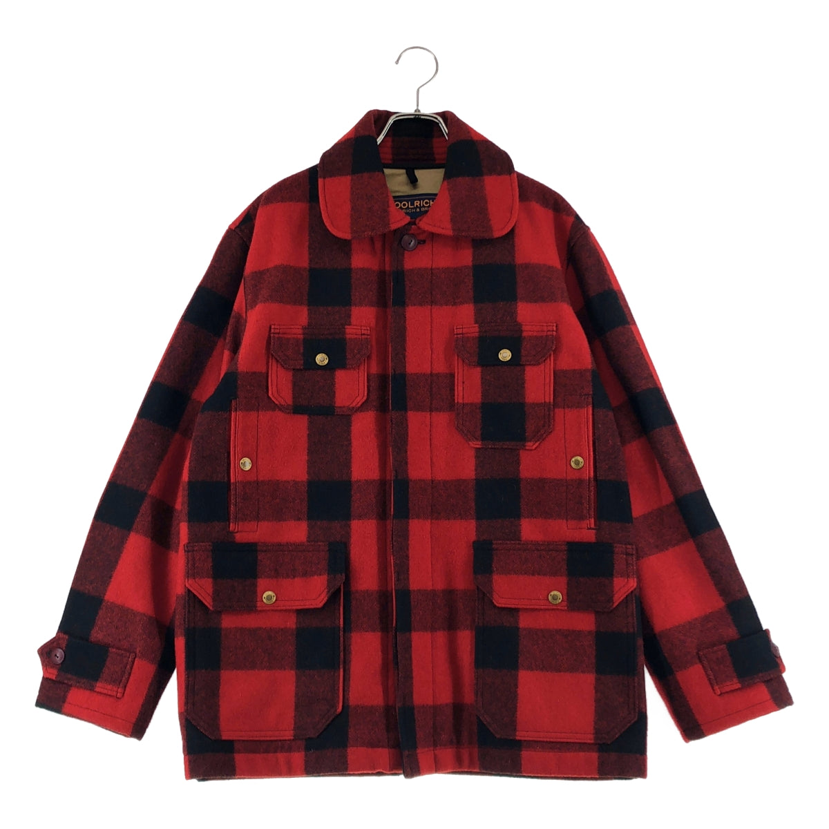 WOOLRICH / ウールリッチ | 503 HUNTING COAT ウール ハンティングコート | M | レッド | メンズ WOOLRICH / ウールリッチ | 503 HUNTING COAT ウール ハンティング