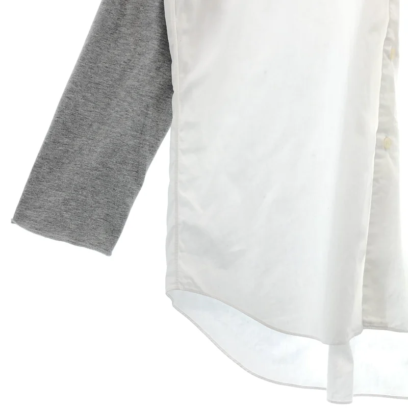 BLACK COMME des GARCONS / ブラックコムデギャルソン | 2013SS | コットン 袖切り替え レギュラーカラーシャツ | XL | メンズ