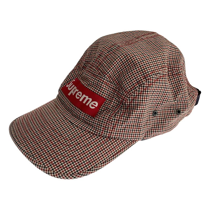 SUPREME / シュプリーム | Houndstooth camp cap キャップ |