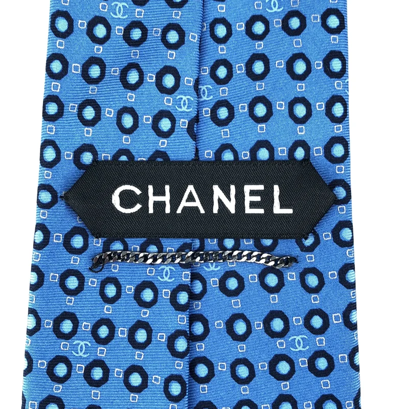 CHANEL / シャネル | シルク ココマーク ドット柄 ネクタイ |