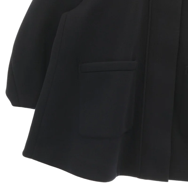 ENFOLD / エンフォルド | ボンディング ショートフーデットコート | 36 | レディース