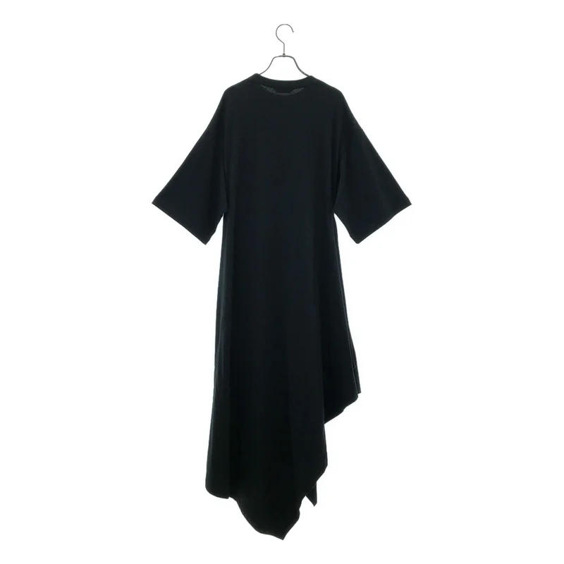 BALENCIAGA / バレンシアガ | コットン アシンメトリーデザイン カットソー ワンピース | 36 | レディース