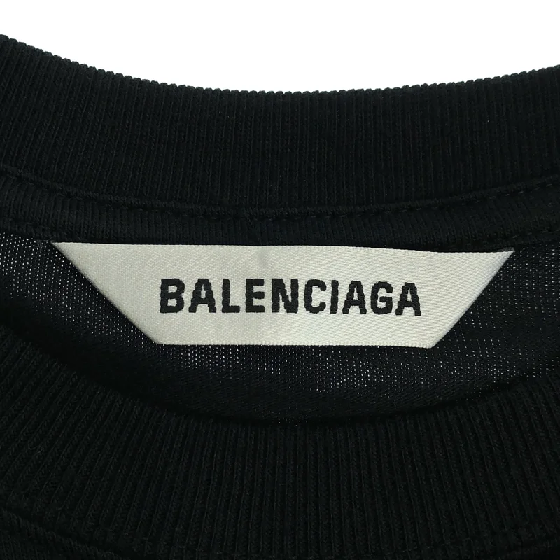 BALENCIAGA / バレンシアガ | コットン アシンメトリーデザイン カットソー ワンピース | 36 | レディース