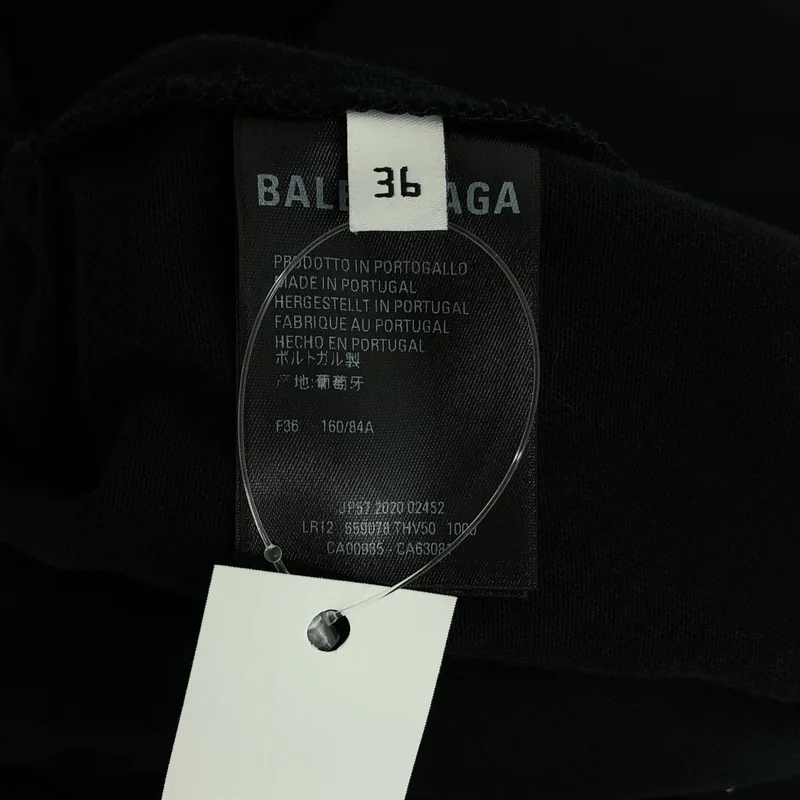 BALENCIAGA / バレンシアガ | コットン アシンメトリーデザイン カットソー ワンピース | 36 | レディース