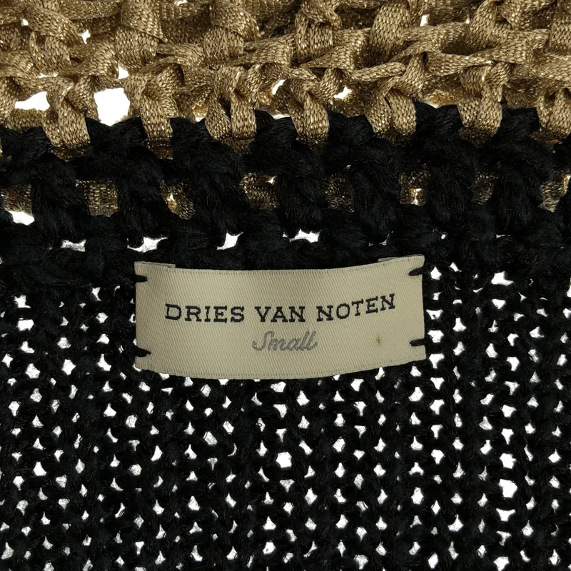 DRIES VAN NOTEN / ドリスヴァンノッテン | バイカラー ニットジャケット | S | レディース