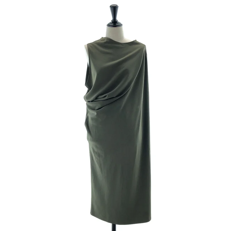 MM6 Maison Margiela / エムエムシックスメゾンマルジェラ | アシンメトリー ノースリーブ ワンピース | 40 | レディース