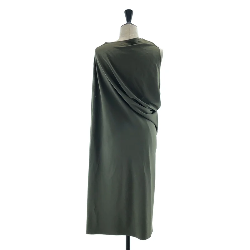 MM6 Maison Margiela / エムエムシックスメゾンマルジェラ | アシンメトリー ノースリーブ ワンピース | 40 | レディース