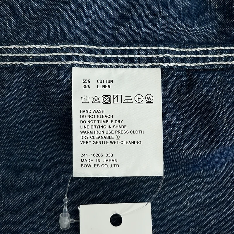 HYKE / ハイク | 2024SS | CHAMBRAY DRESS / コットン リネン シャンブレードレス ノースリーブワンピース | 2 | レディース