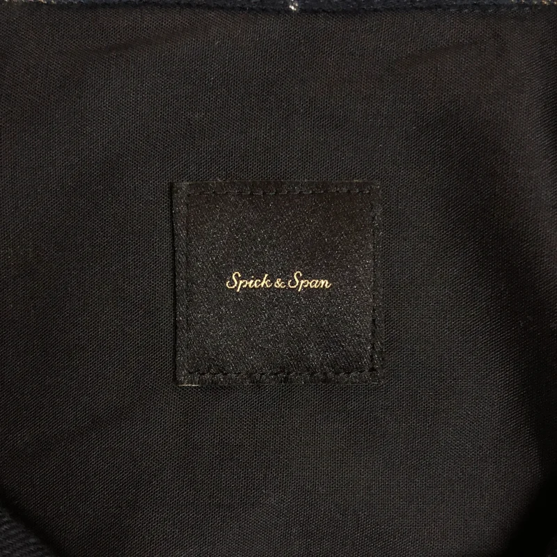 Spick and Span / スピックアンドスパン | 2025AW | メタルボタンオンブレーチェックルーズシャツ ブラウス |
