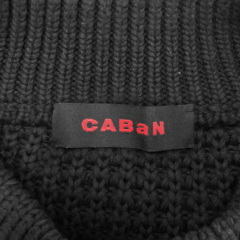 CABaN / キャバン | 2023AW | コットンカシミヤワッフル モックネックプルオーバー ニット / ユニセックス | F | メンズ