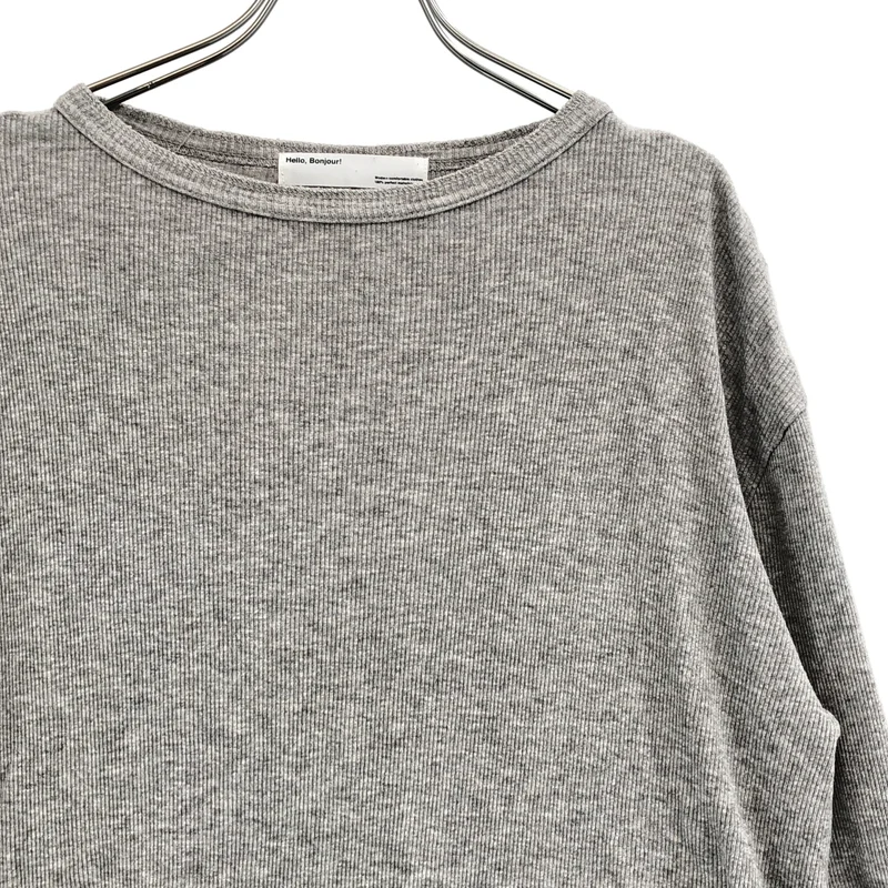 L'Appartement / アパルトモン | 2024AW | RIB LONGSLEEVE T-SHIRT リブ ロングスリーブTシャツ | F | レディース