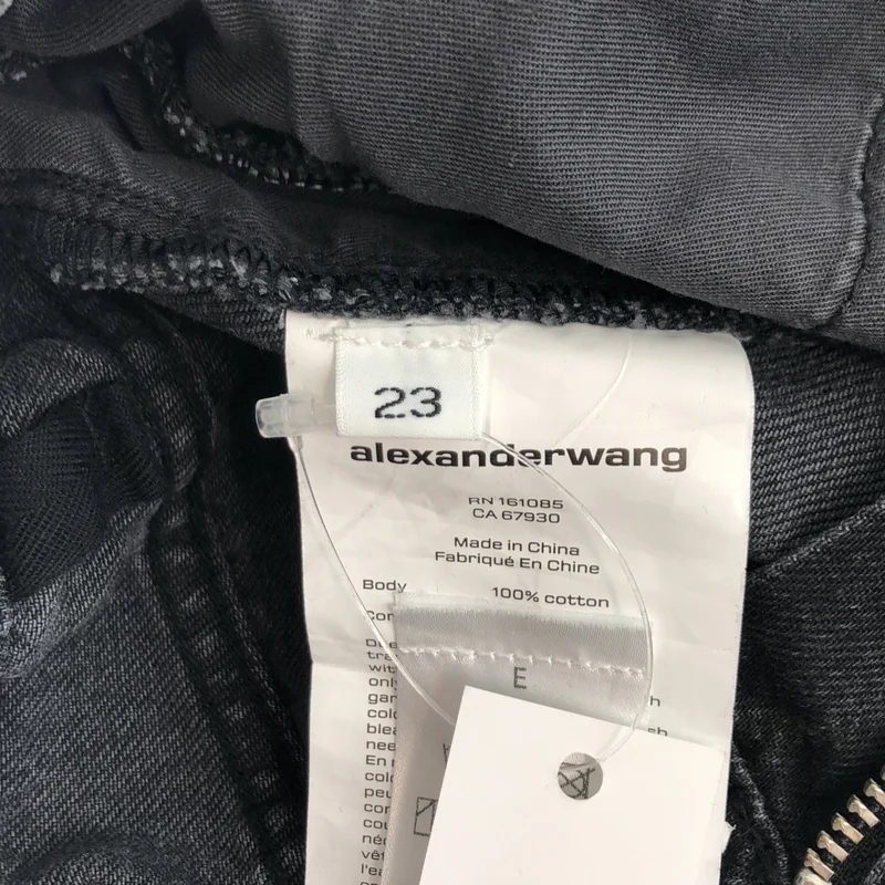 ALEXANDER WANG / アレキサンダーワン | ロゴエンボス バルーン デニム パンツ | 23 | レディース