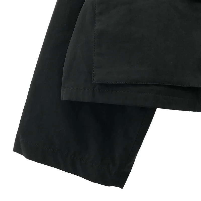 SACRA / サクラ | WAXED HIGH DENSITY CLOTH SHORT JACKET フィールドジャケット | 38 | レディース