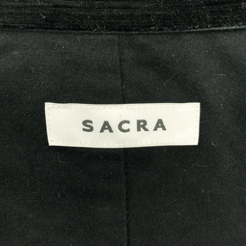 SACRA / サクラ | WAXED HIGH DENSITY CLOTH SHORT JACKET フィールドジャケット | 38 | レディース