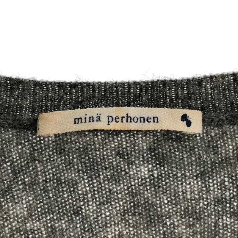 mina perhonen / ミナペルホネン | skip / カシミヤ クルーネック カーディガン | 36 | レディース