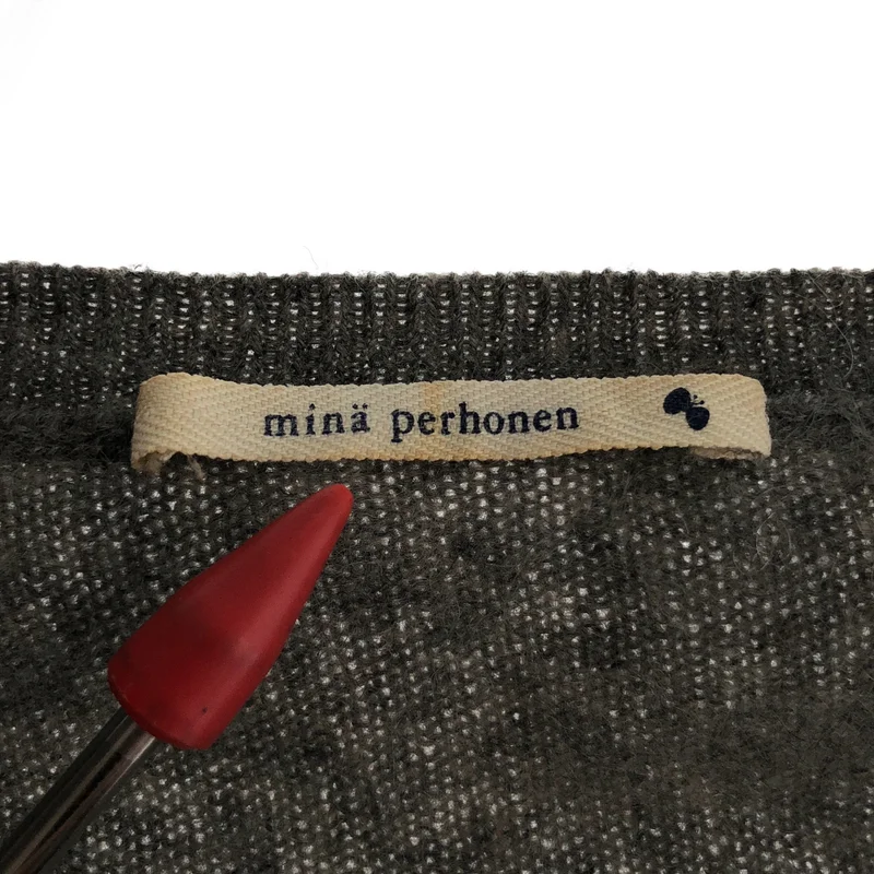 mina perhonen / ミナペルホネン | skip / カシミヤ クルーネック カーディガン | 36 | レディース