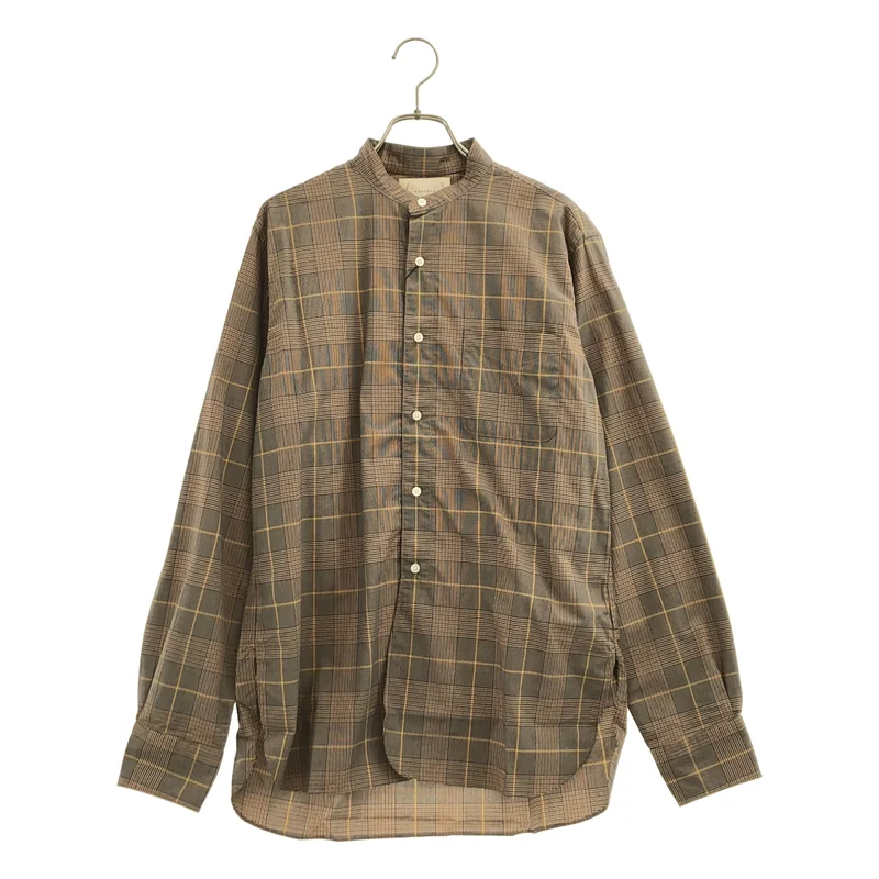 cantate / カンタータ | Band Collar Shirt バンドカラーシャツ | 46 | メンズ