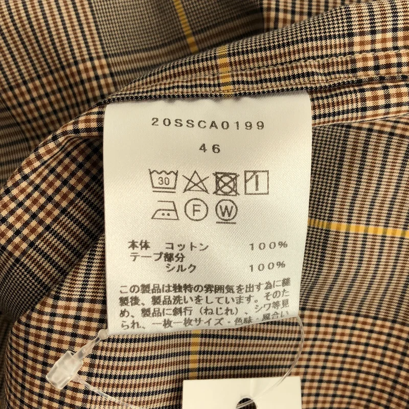 cantate / カンタータ | Band Collar Shirt バンドカラーシャツ | 46 | メンズ