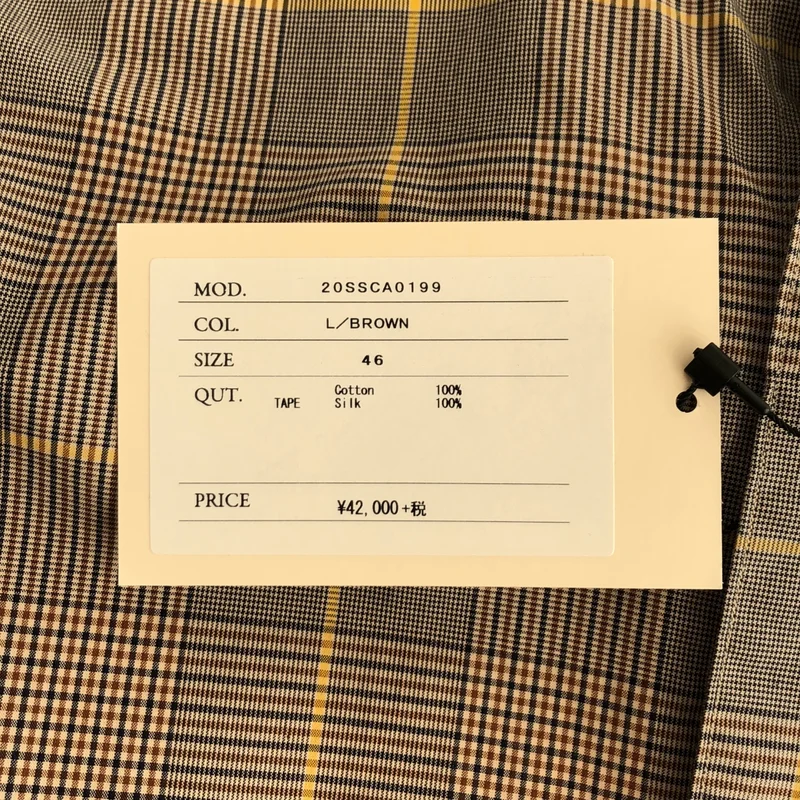 cantate / カンタータ | Band Collar Shirt バンドカラーシャツ | 46 | メンズ