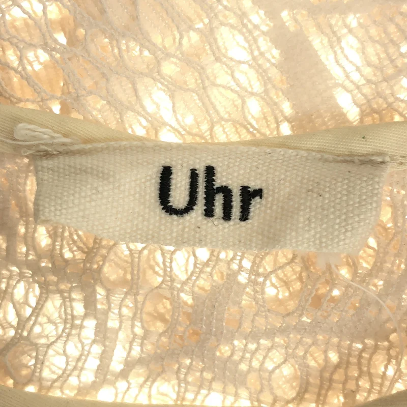 Uhr / ウーア | 2024SS | Lace Over Tops レース カットソー | F | レディース