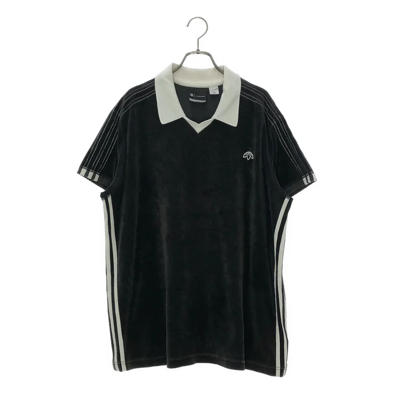ALEXANDER WANG / アレキサンダーワン | × adidas / ベロアポロシャツ | L | メンズ