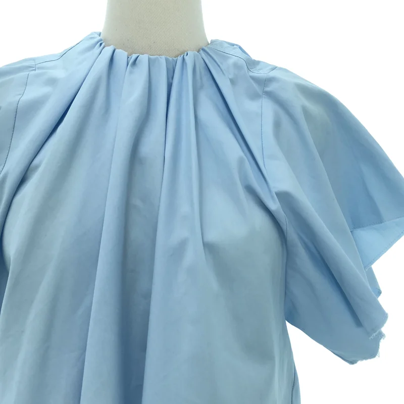 MM6 Maison Margiela / エムエムシックスメゾンマルジェラ | 2024SS | カットオフ ギャザーネック ブラウス | 36 | レディース