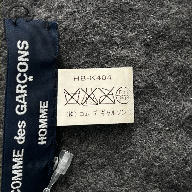 COMME des GARCONS HOMME / コムデギャルソンオム | ウール フリンジ 大判マフラー |