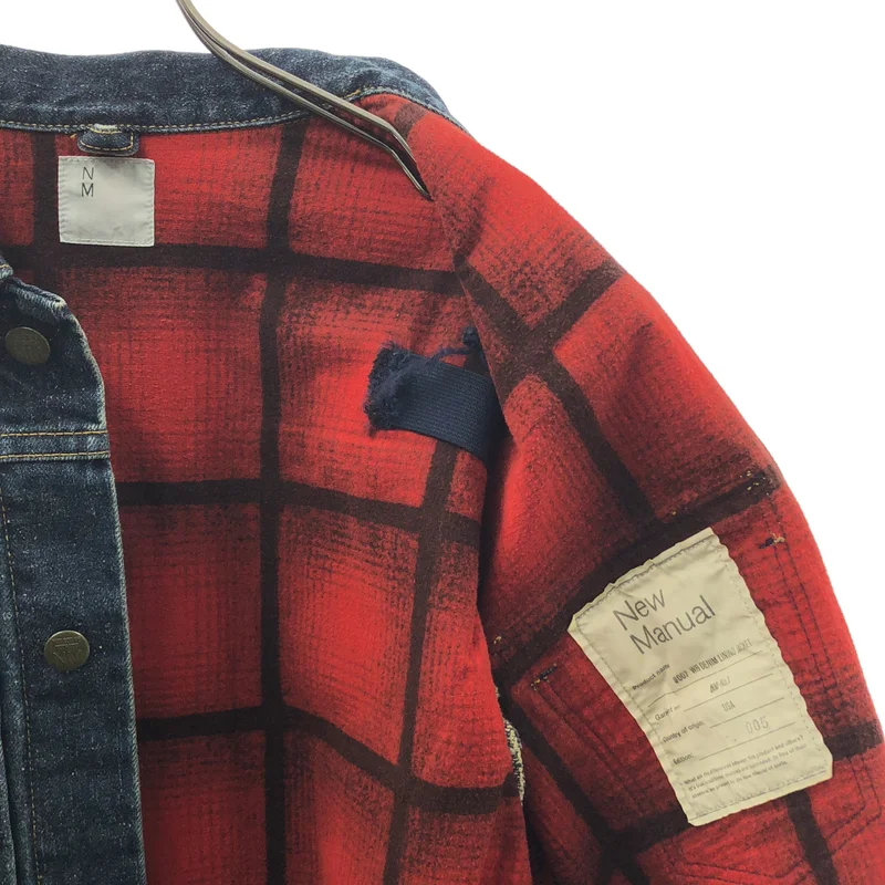 New Manual / ニューマニュアル | #007 DENIM JACKET / セルビッチ デニムジャケット / 総裏地 | F | メンズ