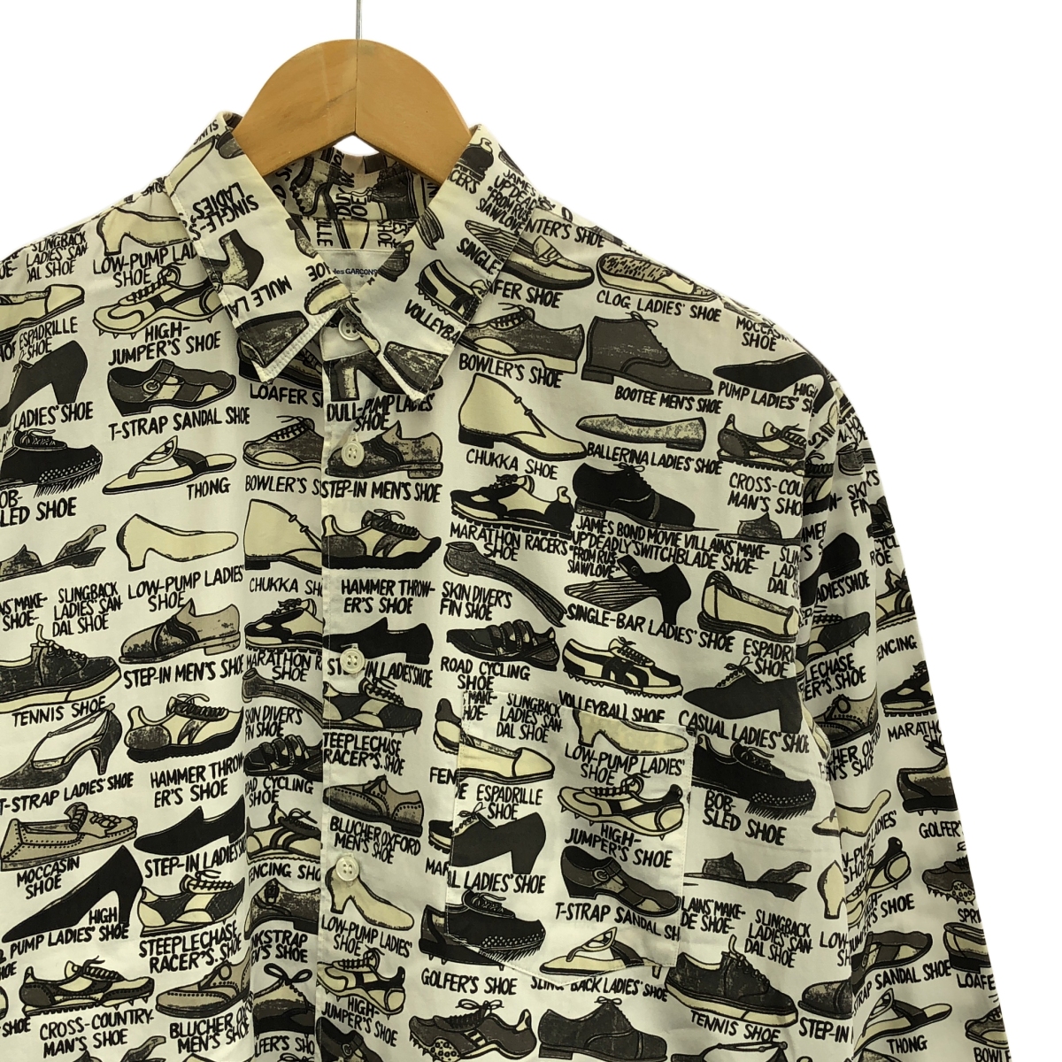 COMME des GARCONS SHIRT / コムデギャルソンシャツ | 2008SS | ×Gregory Blackstock グレゴリー・ブラックストック 総柄 コットン シャツ | M | メンズ