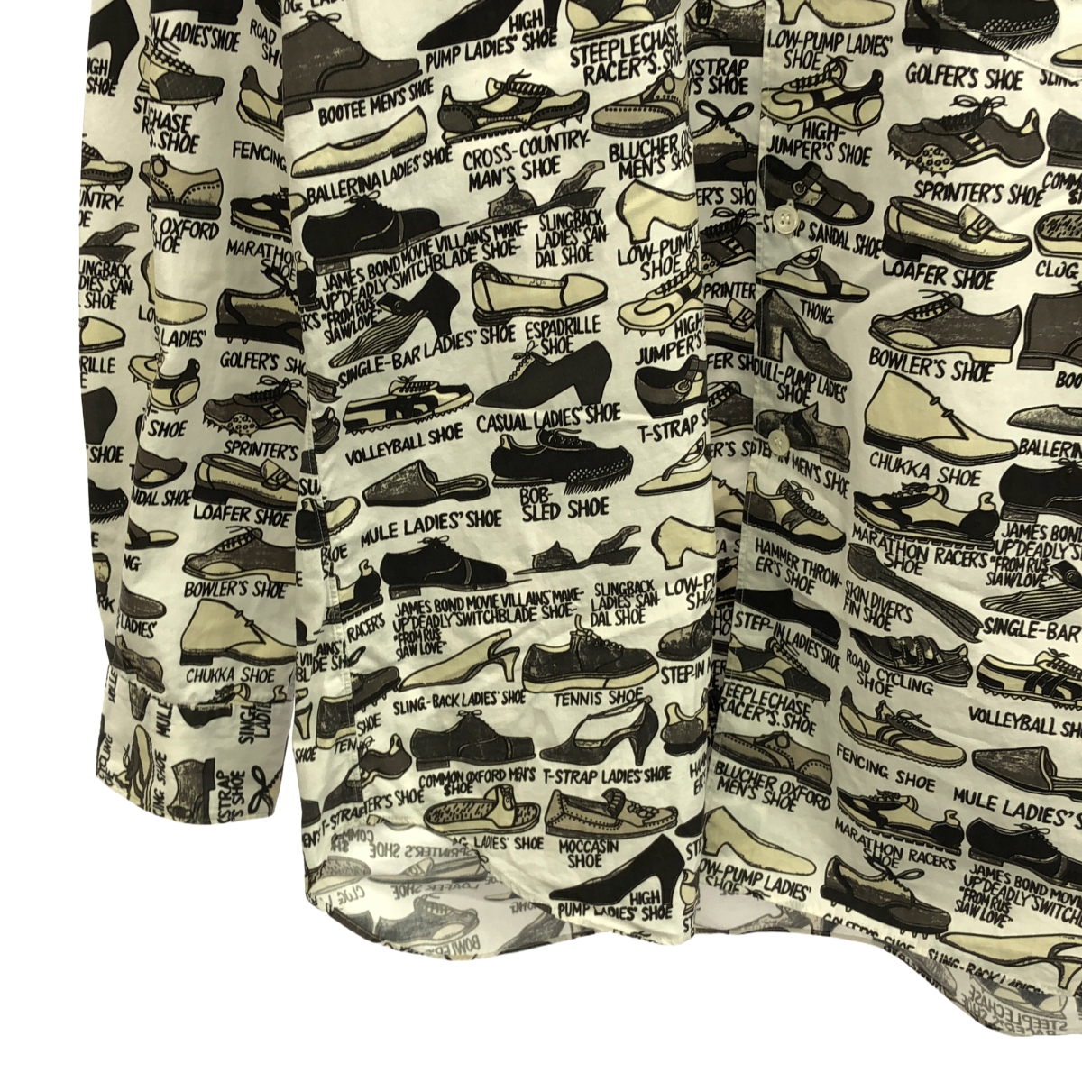 COMME des GARCONS SHIRT / コムデギャルソンシャツ | 2008SS | ×Gregory Blackstock グレゴリー・ブラックストック 総柄 コットン シャツ | M | メンズ