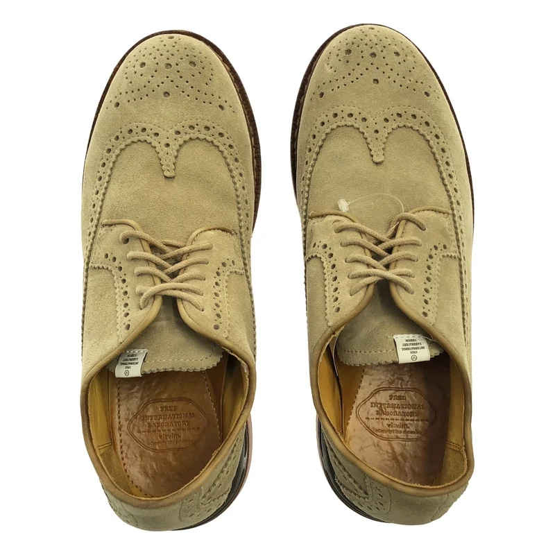 visvim / ビズビム | PATRICIAN WT-FOLK スエード ウイングチップ レースアップシューズ | 9 | メンズ