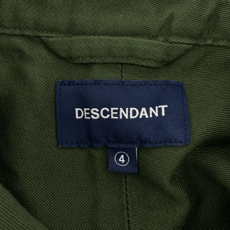 DESCENDANT / ディセンダント | ワンポイントロゴ ポケット オーバーシルエット シャツ | 4 | メンズ